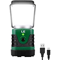 Los mejores  - LE Linterna de Camping Recargable- Lámpara de Camping LED 1000 lúmenes- Farol Camping 4 Modos Luz de Emergencia- Luz de…